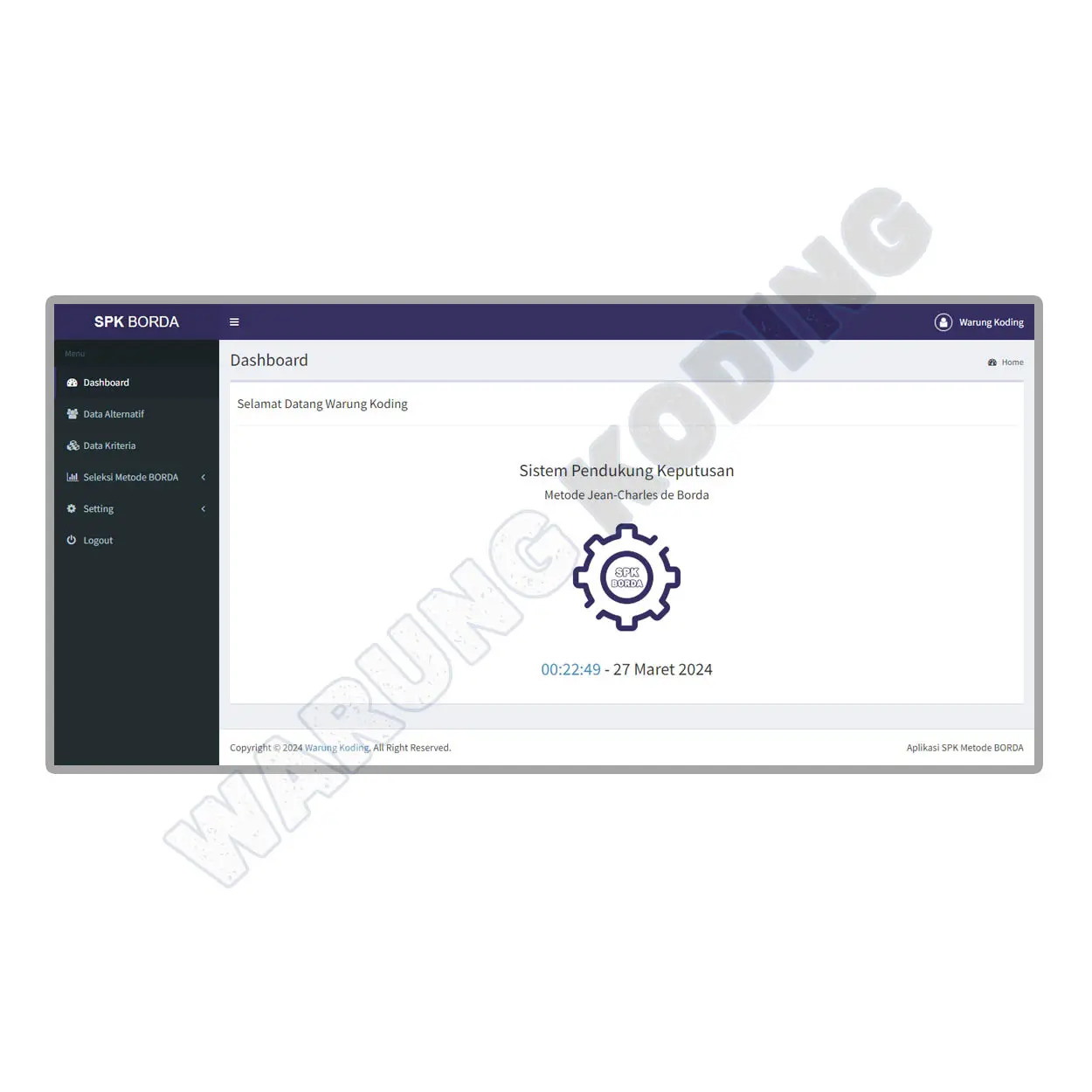 Source Code Aplikasi SPK Metode BORDA dengan PHP dan MySQL aplikasi-spk-metode-borda-lima.webp