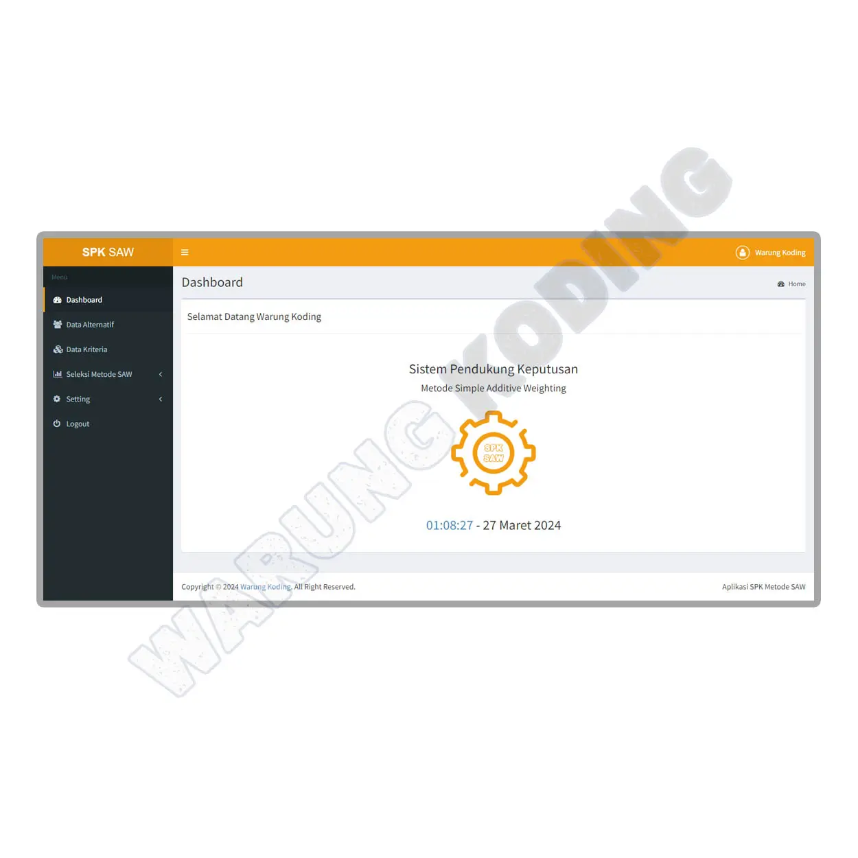 Source Code Aplikasi SPK Metode SAW dengan PHP dan MySQL aplikasi-spk-metode-saw-lima.webp