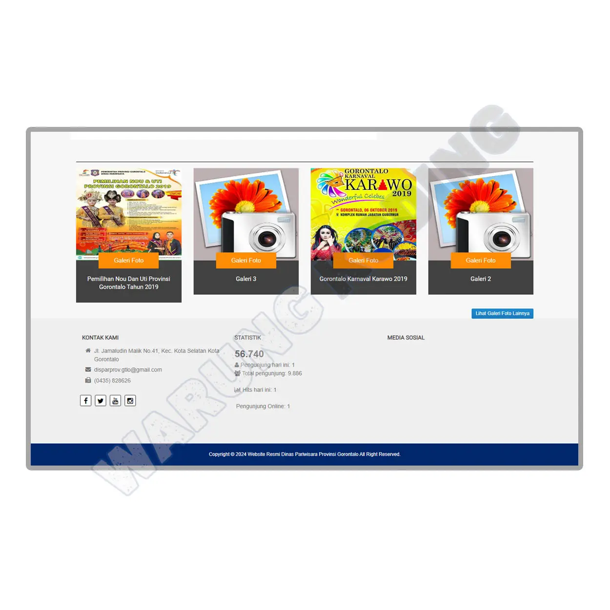 Full Source Code Website Pemerintahan dengan PHP dan MySQL website-instansi-pemerintah-tiga.webp